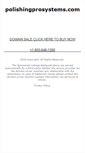 Mobile Screenshot of polishingprosystems.com